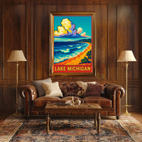 Lake Michigan Scenic Poster