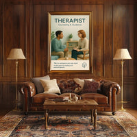 Therapist Counseling Guidance Poster