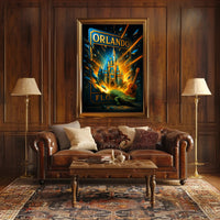 Orlando Fantasy Explosion Poster PosterGoat