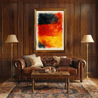 Abstract Expression Of National Colors Poster