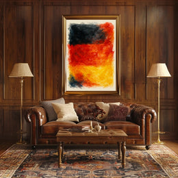 Abstract Expression Of National Colors Poster