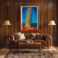 Italy Tower Of Pisa Poster