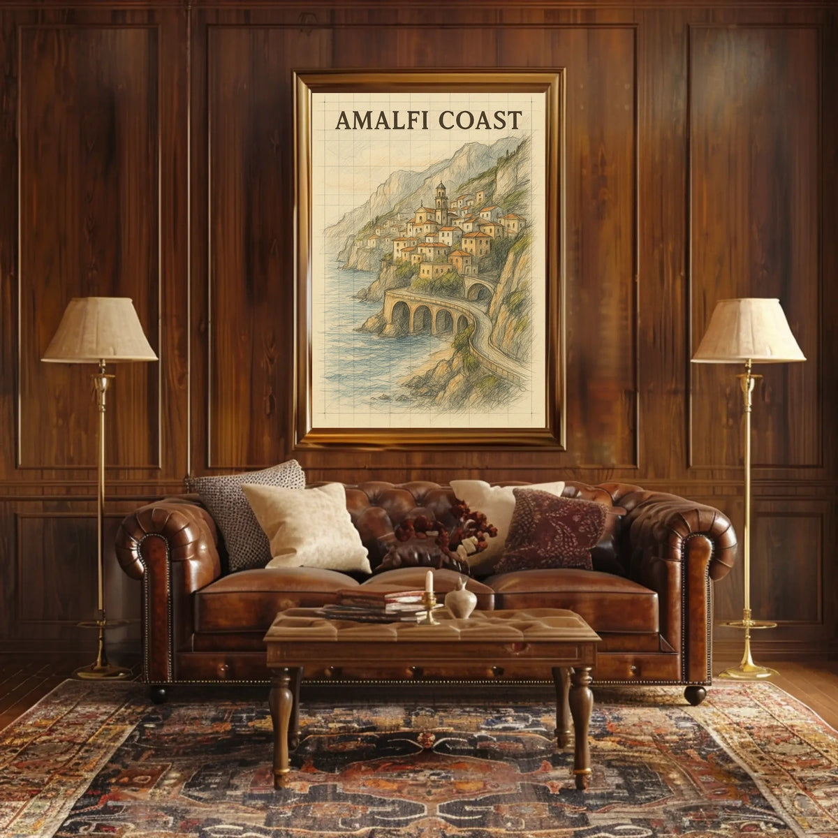 Amalfi Coast Scenic Beauty Poster