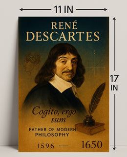 René Descartes Modern Philosophy Poster PosterGoat