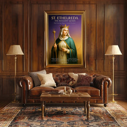St. Ethelreda The Resilient Queen Poster