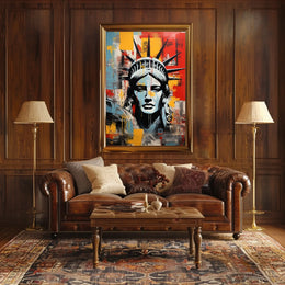 Statue of Liberty Modern Marvel Travel Poster