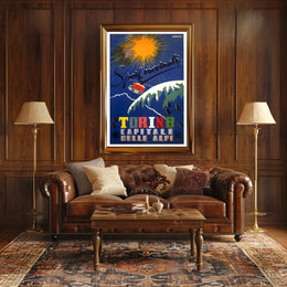 Winter Sports in Torino Poster