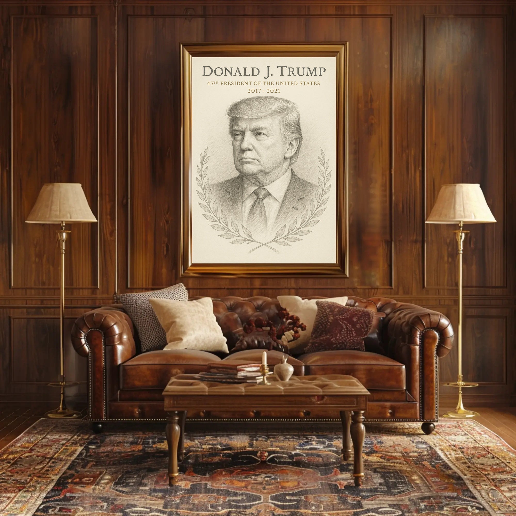 Donald J. Trump 45th President Poster PosterGoat