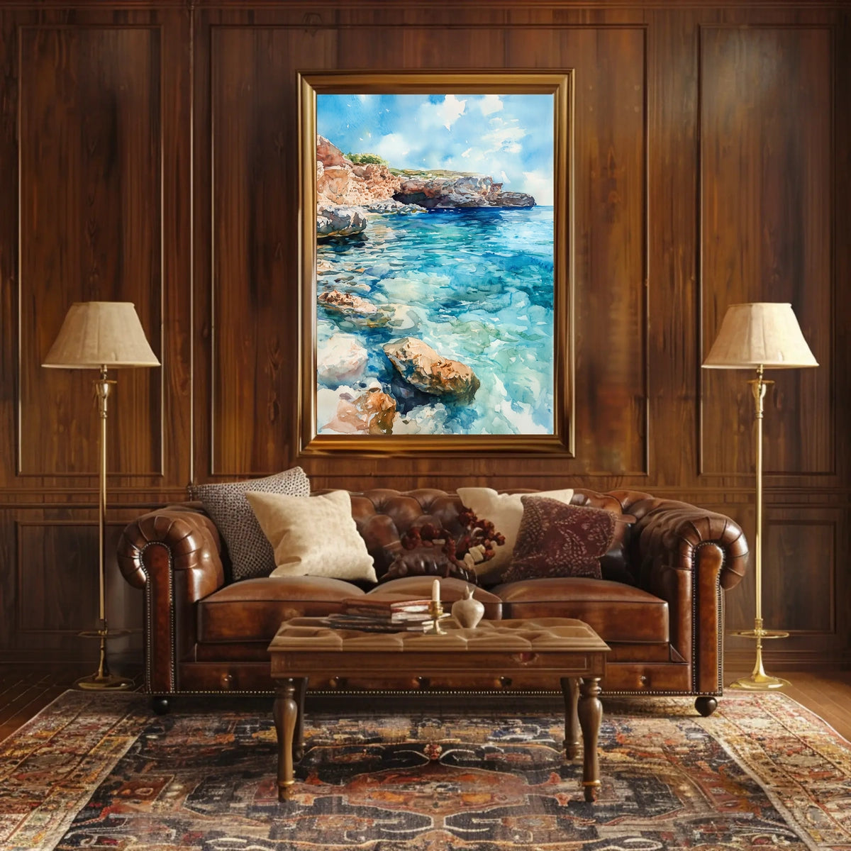 Malta Blue Lagoon Comino Island View Poster