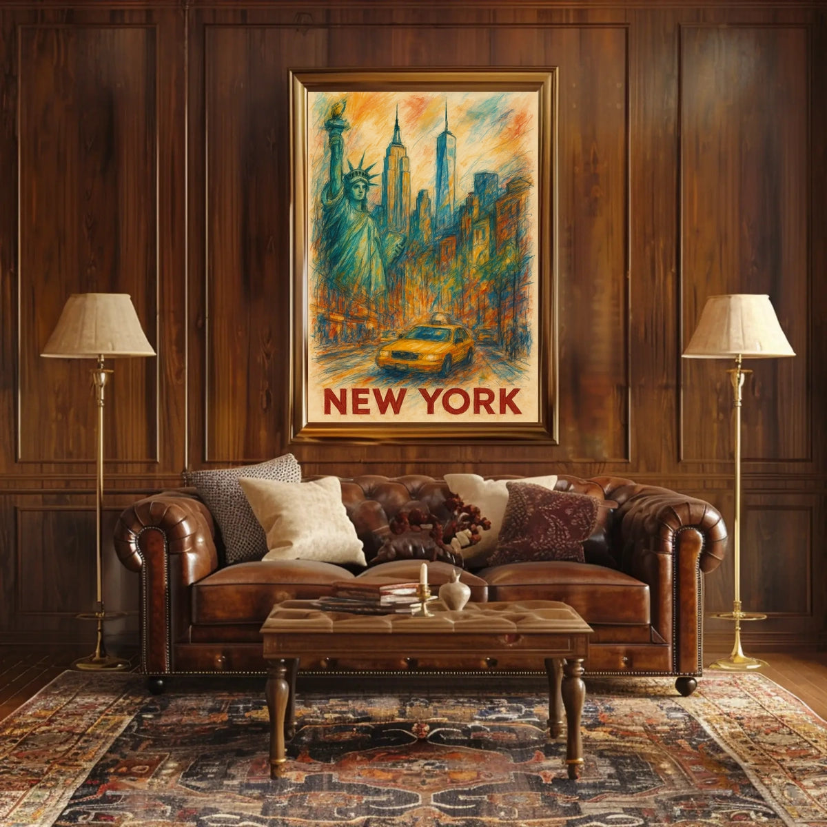 Vibrant New York City Poster