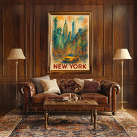 Vibrant New York City Poster