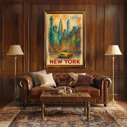 Vibrant New York City Poster