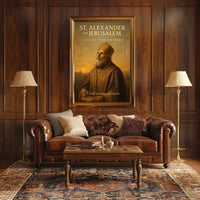 St. Alexander of Jerusalem A Beacon Through Trials Poster PosterGoat