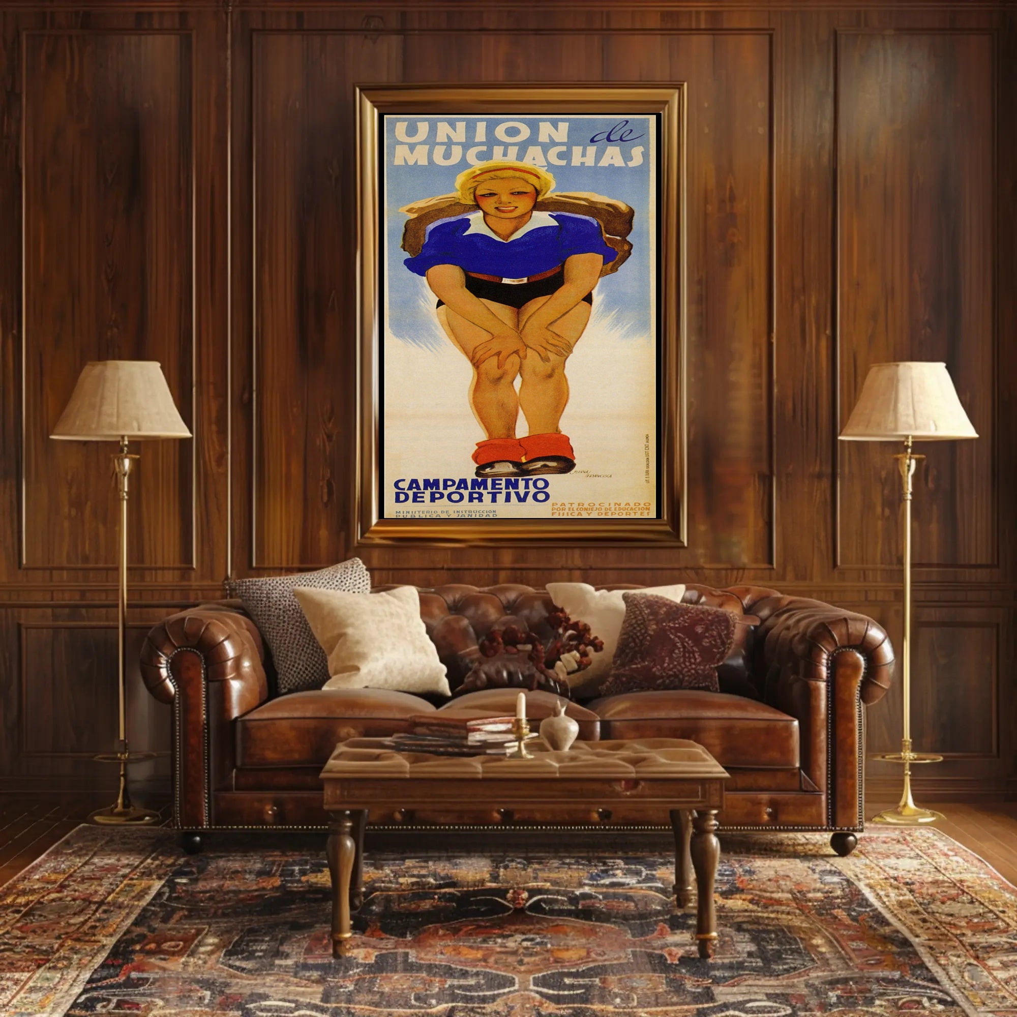 Union of Girls: Vintage Sports Camp Poster