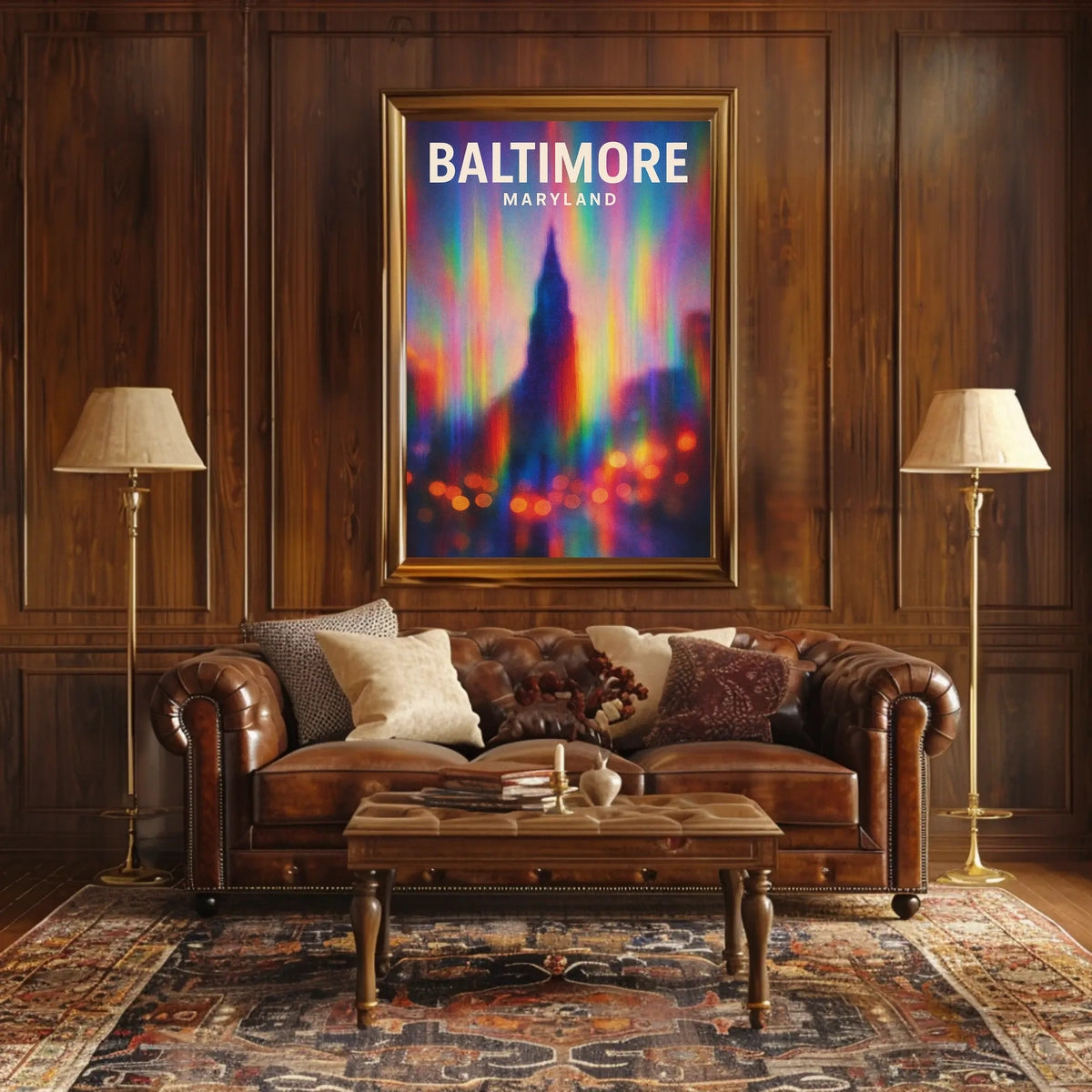 Baltimore Maryland Urban Photography Realism Poster