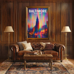 Baltimore Maryland Urban Photography Realism Poster