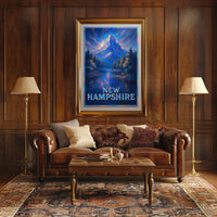 New Hampshire Majestic Mountain Poster