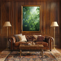 Bamboo Serenity Nature Print: Cultural or Heritage Poster