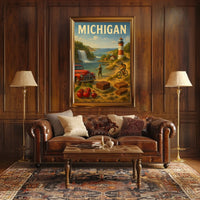 Discover Michigan Poster