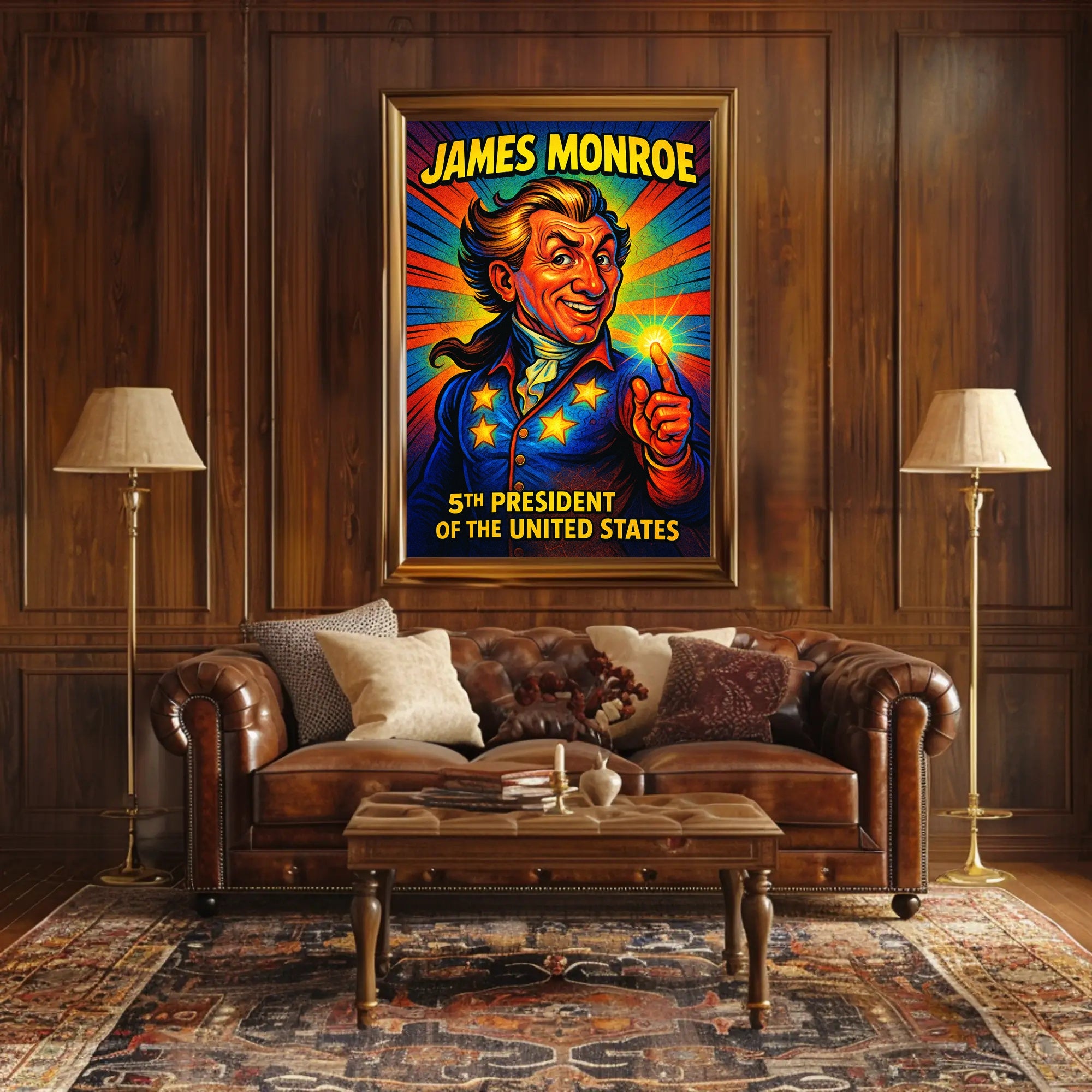 James Monroe 5th President Poster PosterGoat
