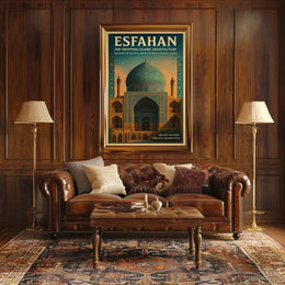 Esfahan Majestic Islamic Architecture Poster