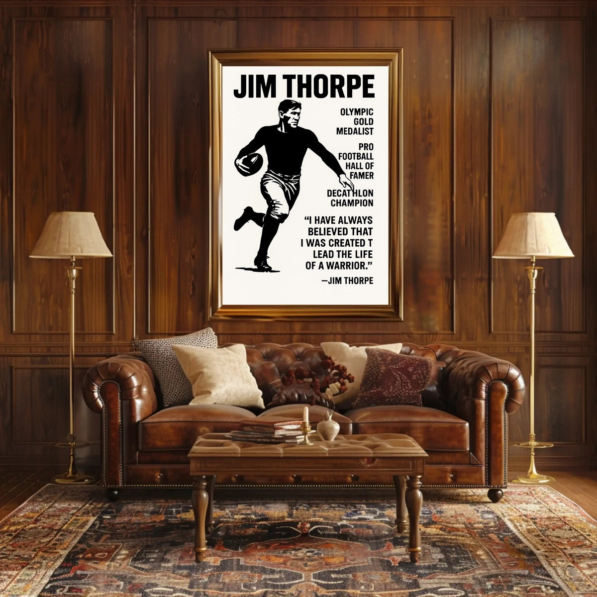 Celebrating Jim Thorpe A Legendary Athlete Jim Thorpe Poster