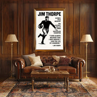 Celebrating Jim Thorpe A Legendary Athlete Jim Thorpe Poster