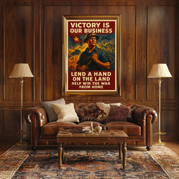Victory is Our Business Poster