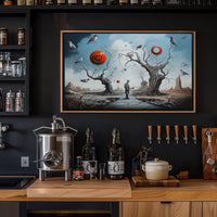 Dreamlike Surreal Art with Whimsical Elements - Artistic Poster