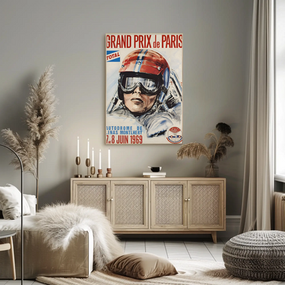 Grand Prix de Paris – 1969 Motor Race Poster