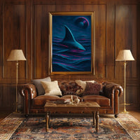 Celestial Shark Poster