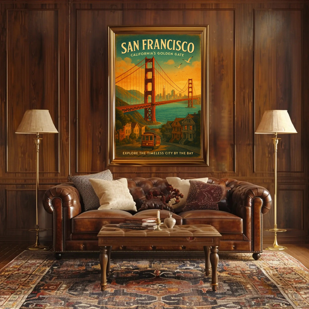 San Francisco Californias Golden Gate Poster