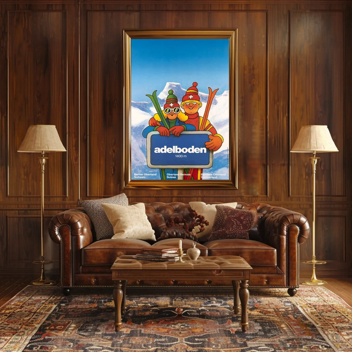 Adelboden Ski Adventure Poster