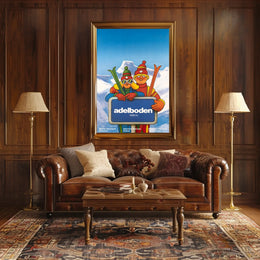Adelboden Ski Adventure Poster