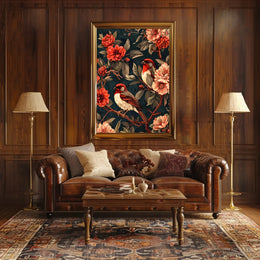 Birds and Blossoms Wall Art Print
