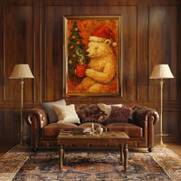 Bear Christmas Poster