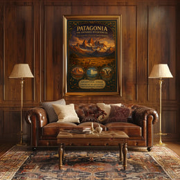 Patagonia The Untamed Wilderness Poster