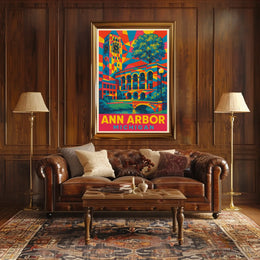 Ann Arbor, Michigan Poster