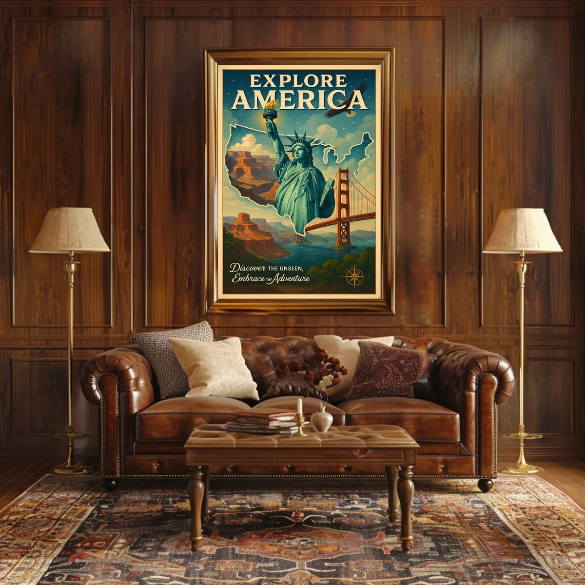 Explore America Poster
