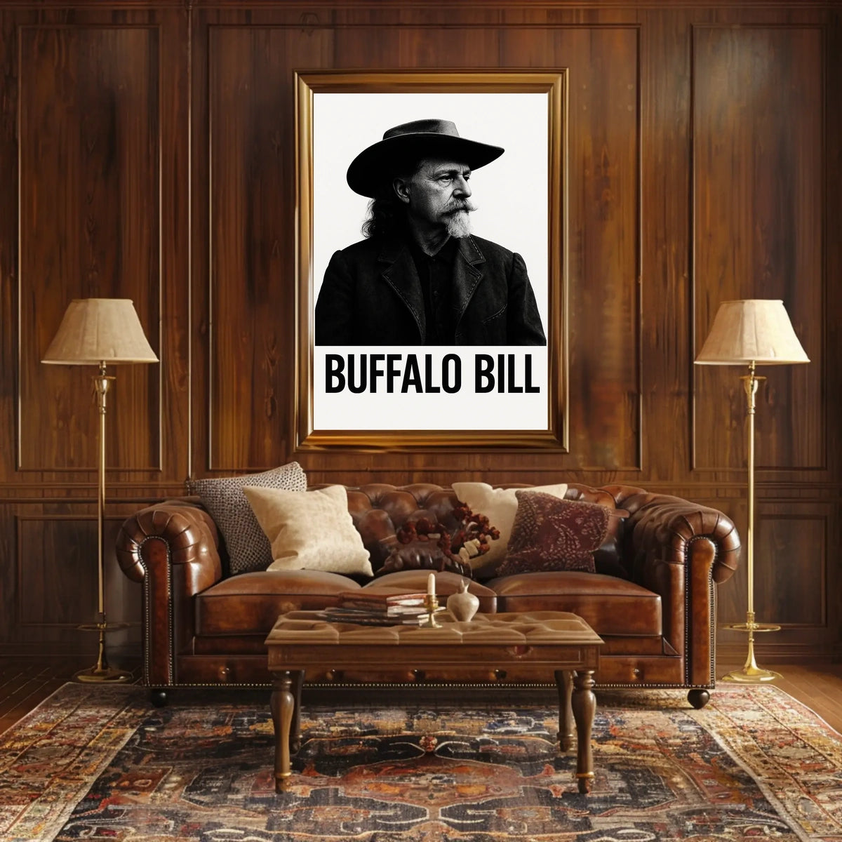 Buffalo Bill Historic American Old West Heritage Poster