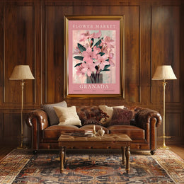 Flower Market Granada Poster