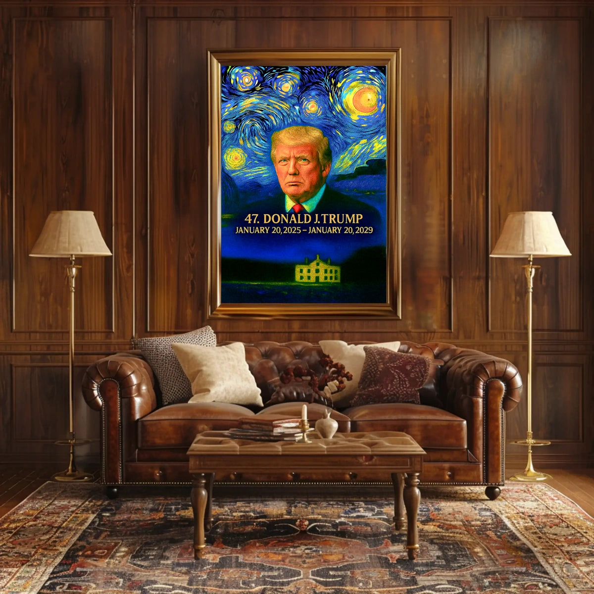 Donald Trump 47th President of the United States Presidential Masterpiece Series Poster