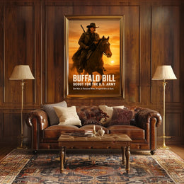 Buffalo Bill Scout for the U.S. Army Poster