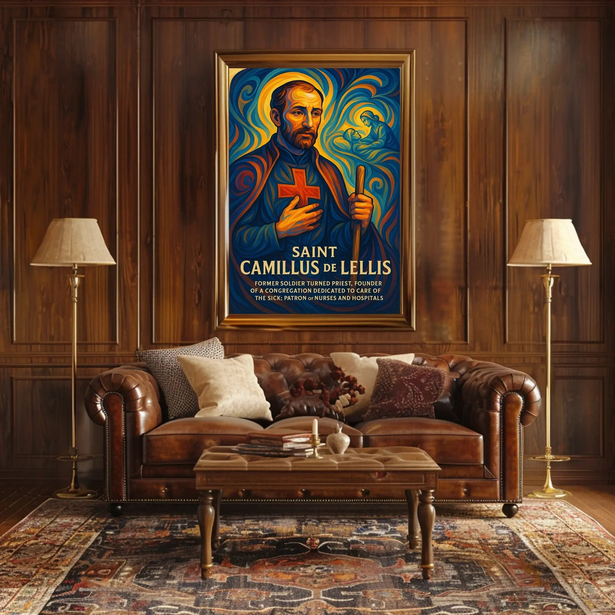 Saint Camillus de Lellis Poster