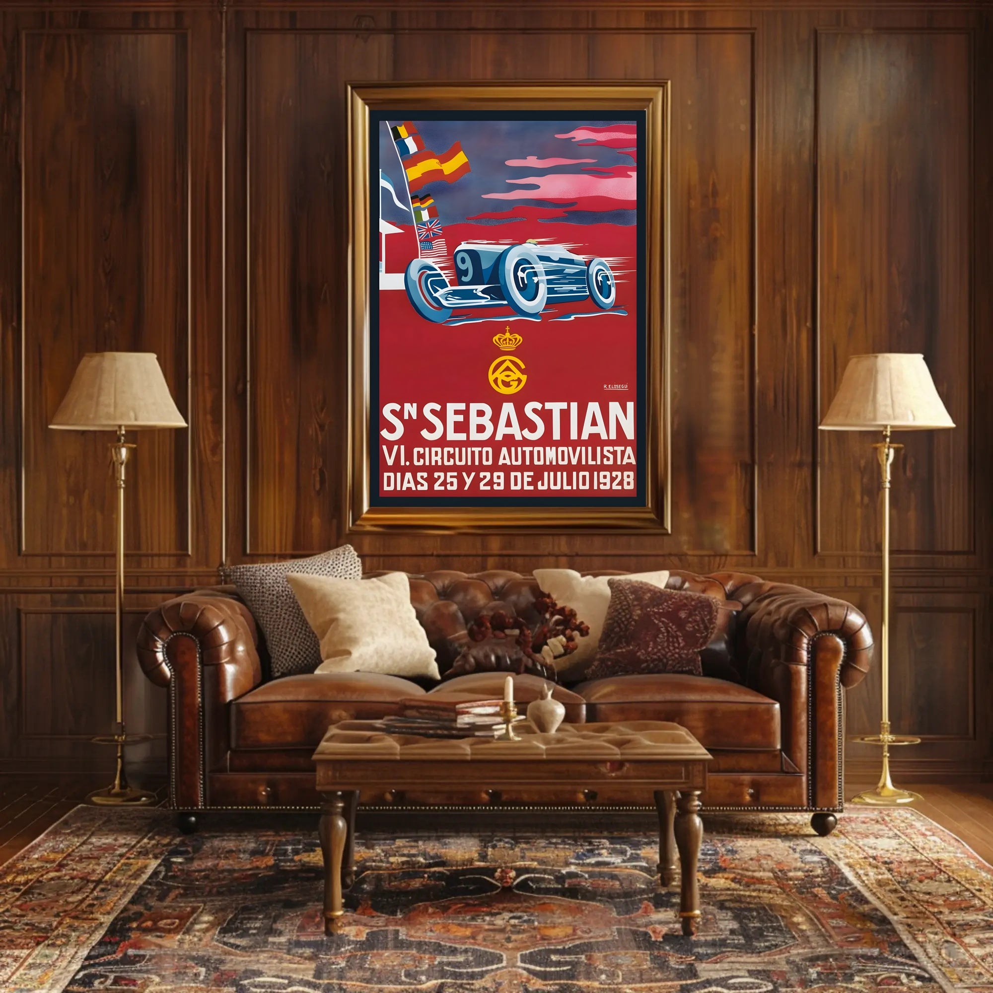 San Sebastián Automotive Circuit 1928 Poster