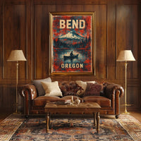 Bend, Oregon Adventure Poster
