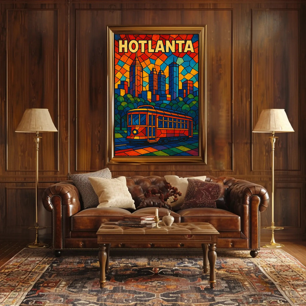 Hotlanta Skyline Poster