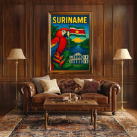 Suriname Tropical Paradise Poster