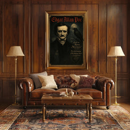 Edgar Allan Poe Literary Icon Poster PosterGoat