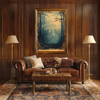 Mysterious Woodland Scene: Atmospheric National Park Poster